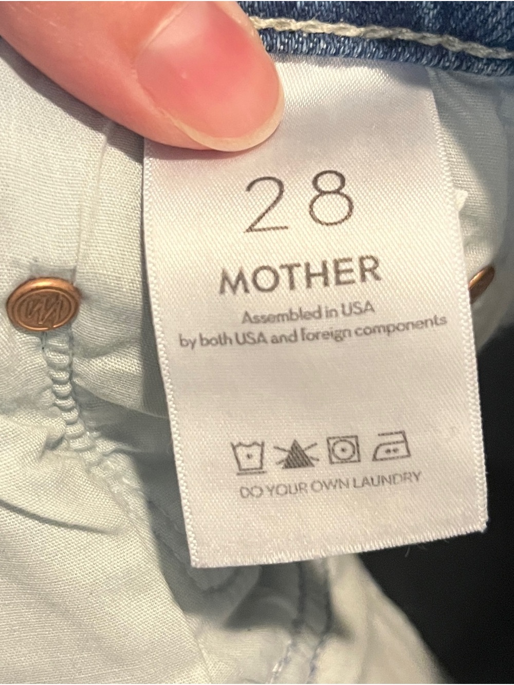 MOTHER Light Wash Women’s Jeans - Picture 6 of 10